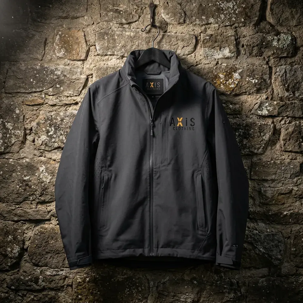 Axis charcoal softshell jacket